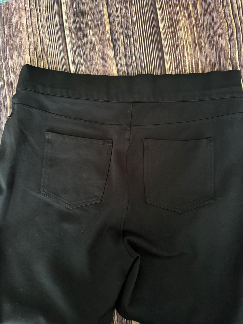 SPANX Black High-Waist Ponte Leggings - Picture 2 of 4